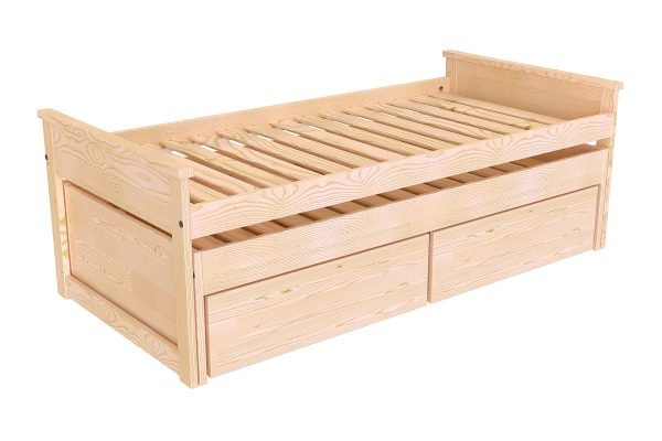 Lit Gigogne Maxi en Bois avec Tiroirs