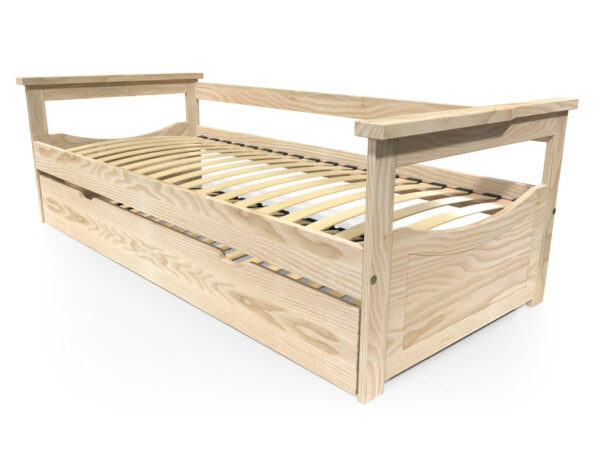 Lit Gigogne Topaze en Pin Massif Lit Gigogne Topaze en Pin Massif