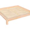 Lit King Size 200x200 en Bois Massif