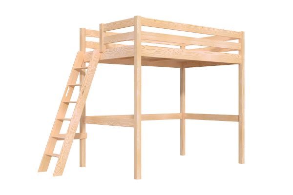 Lit Mezzanine 1 Place en Bois Sylvia
