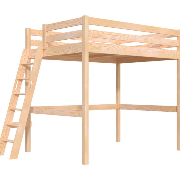 Lit mezzanine 2 places en bois Sylvia Lit mezzanine 2 places en bois Sylvia
