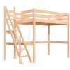 Lit mezzanine bois 120x200 Sylvia