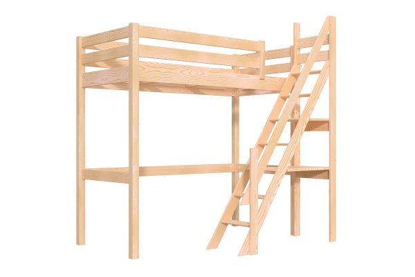 Lit Mezzanine Bois Sylvia 90x200