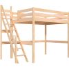 Lit mezzanine en bois 140x200 Sylvia