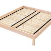 Lit queen size en bois massif