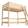 Lit superposé adulte 120x200 en bois