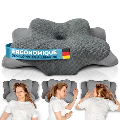 Oreiller Ergonomique en Mousse à Mémoire