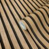 Papier peint acoustique aspect bois 3D