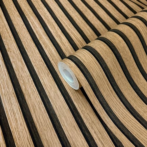 Papier peint acoustique aspect bois 3D Papier peint acoustique aspect bois 3D