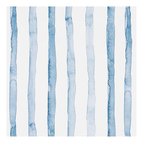 Papier Peint Autocollant à Rayures Bleues Papier Peint Autocollant à Rayures Bleues