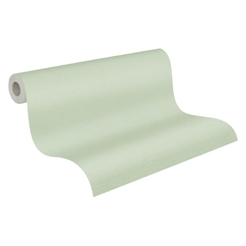 Papier peint intissé vert et blanc Papier peint intissé vert et blanc