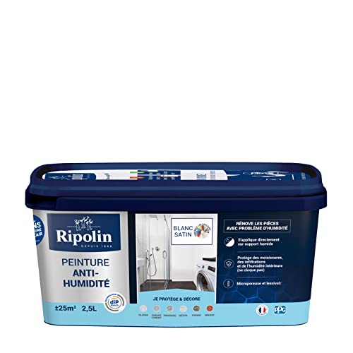 Peinture Anti-Humidité Satin Blanc 2,5 L
