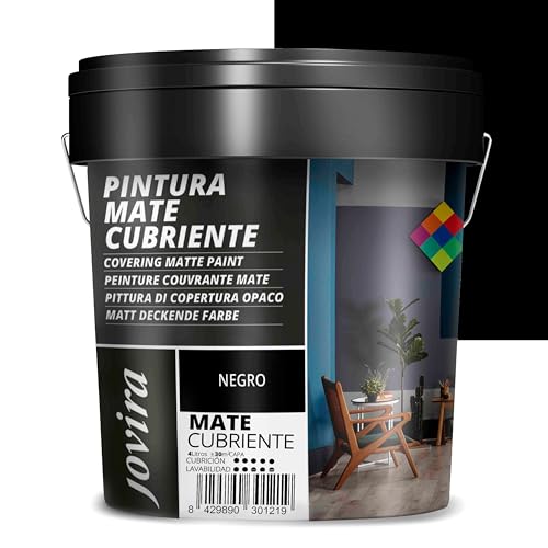 Peinture Couvrante Mate JOVIRA 4L Noir Peinture Couvrante Mate JOVIRA 4L Noir