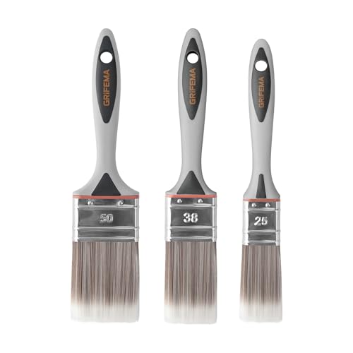 Pinceaux Peinture GRIFEMA 3 pièces 25/38/50mm
