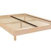 Sommier à lattes 140x190 en bois massif