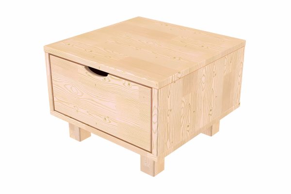 Table de chevet en bois avec tiroir Table de chevet en bois avec tiroir